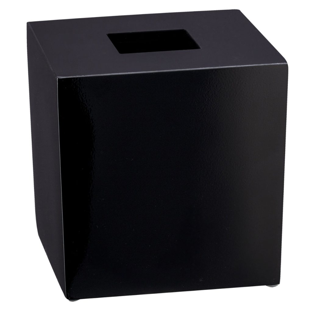 Brilliance Black Boutique Tissue Box Cover