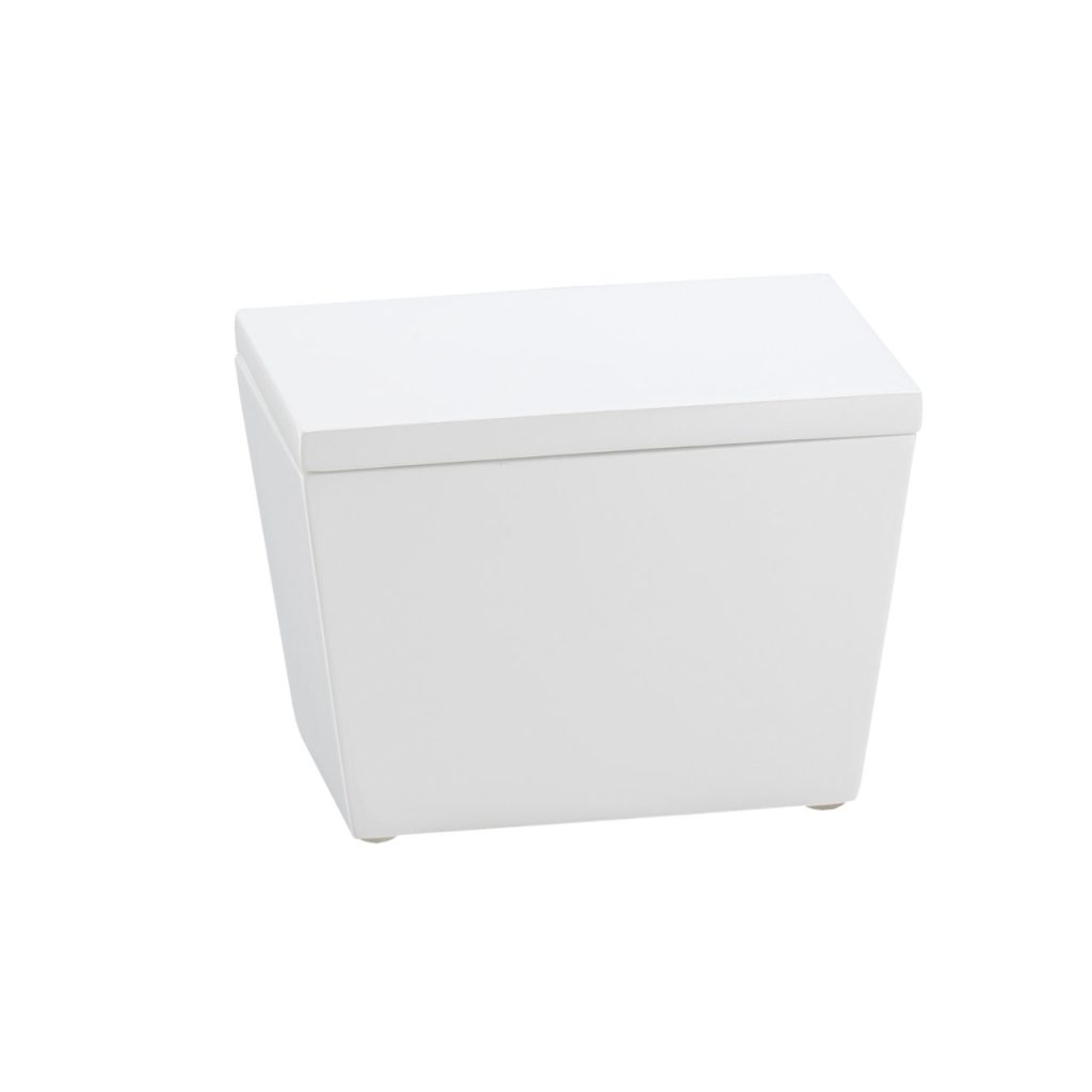 Brilliance White Rectangle Cotton Jar