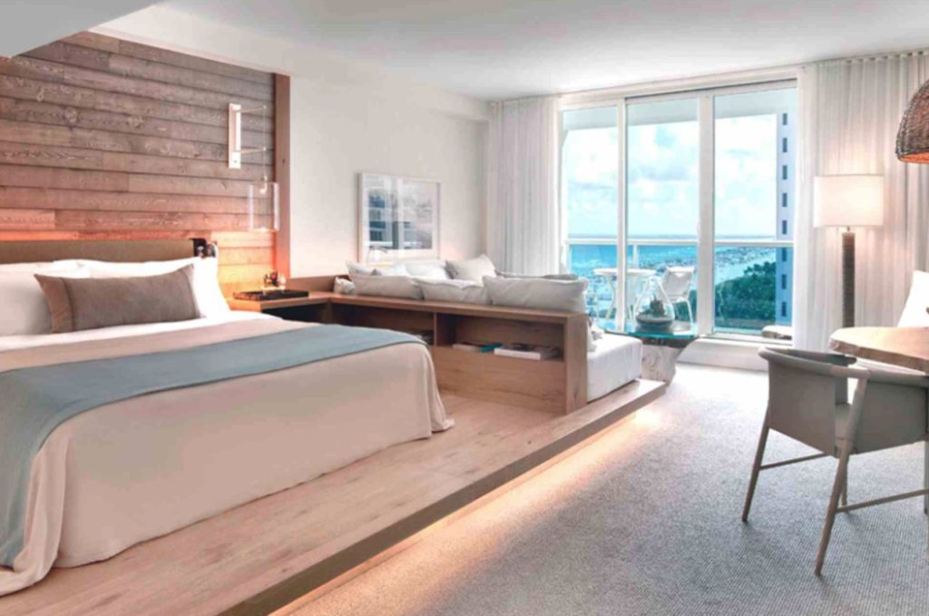 Luxury Beachfront Hotel Room With Led Lighting