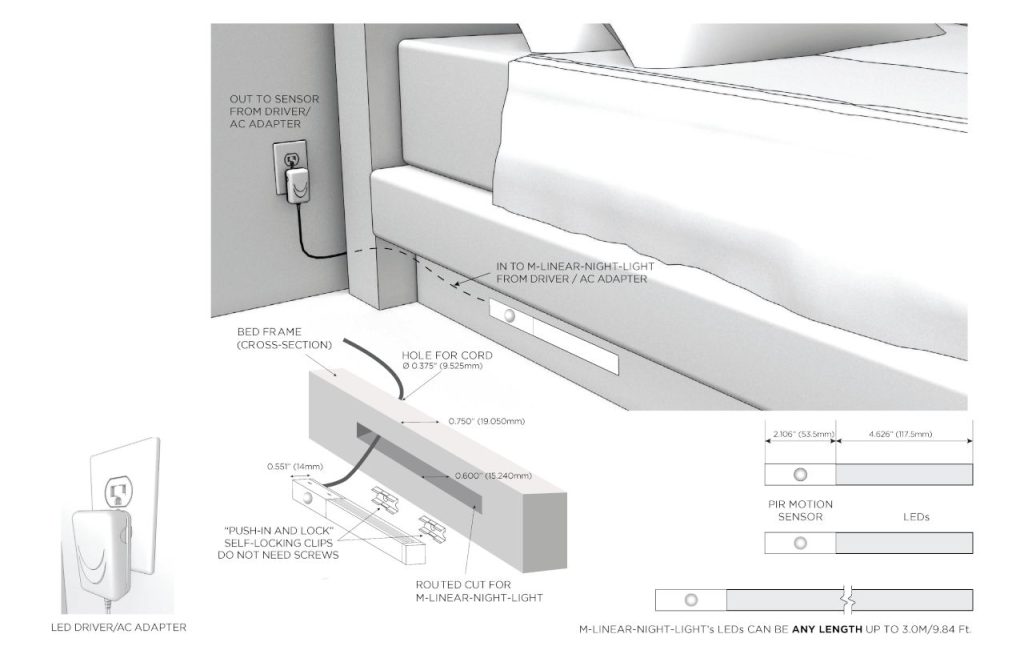 M Linear Night Light 3