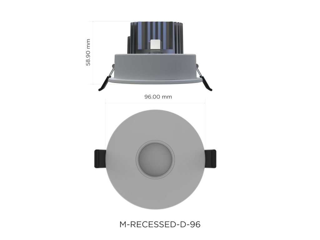 M Recessed D 96 2