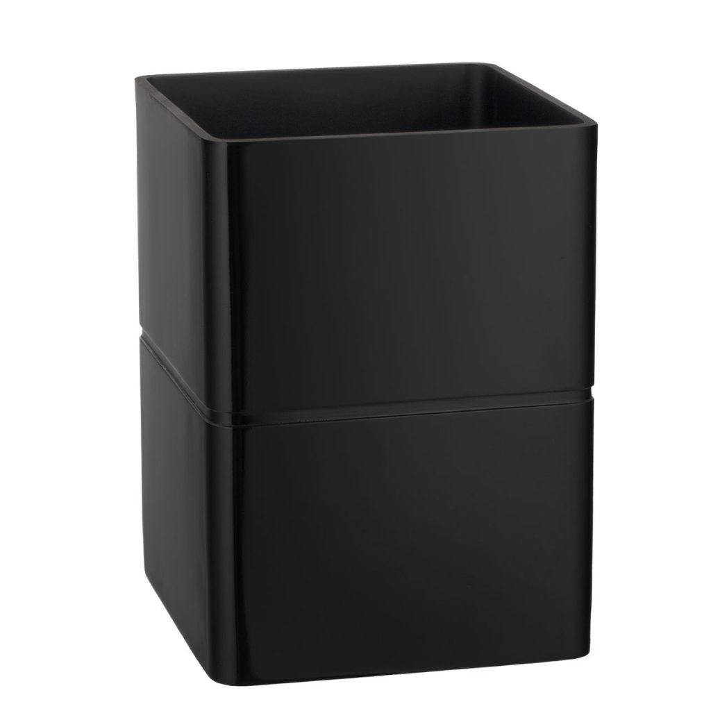 Malibu Wastebasket Black