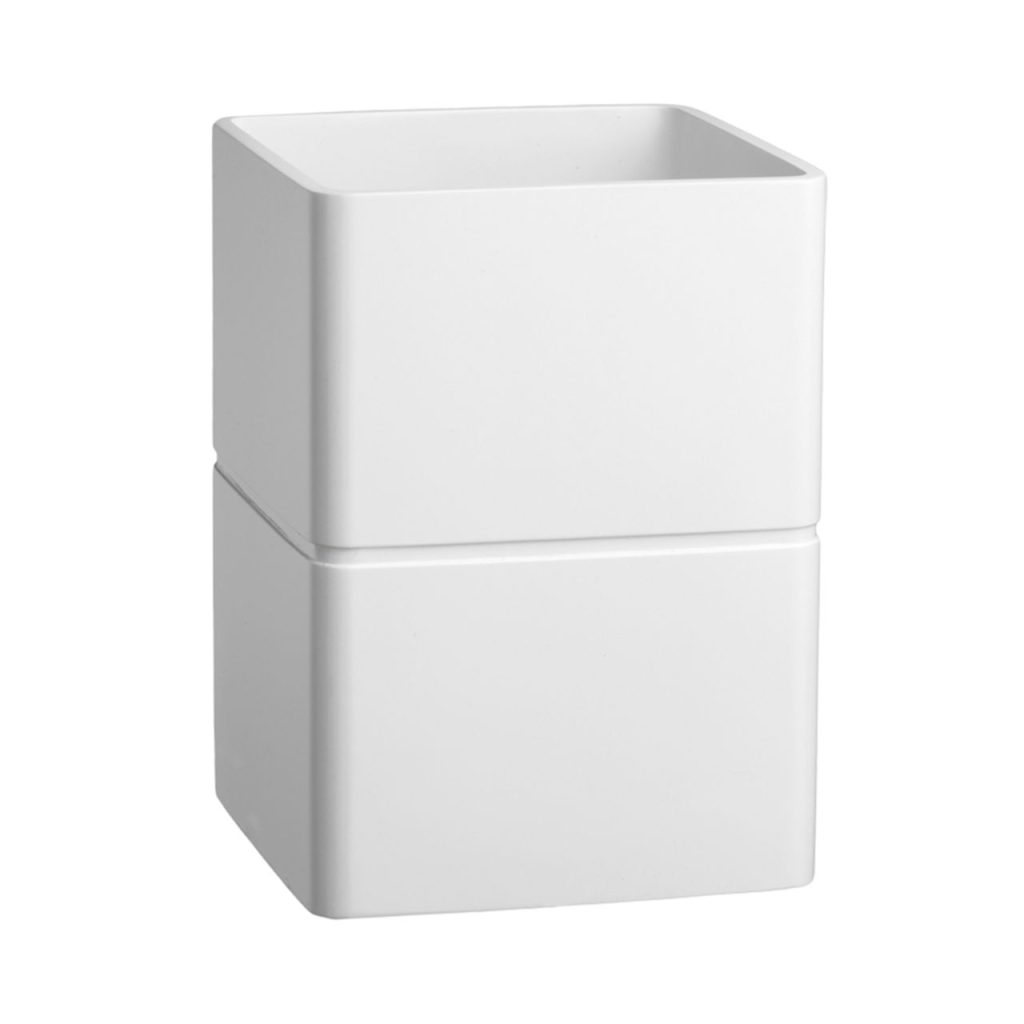 Malibu Wastebasket White