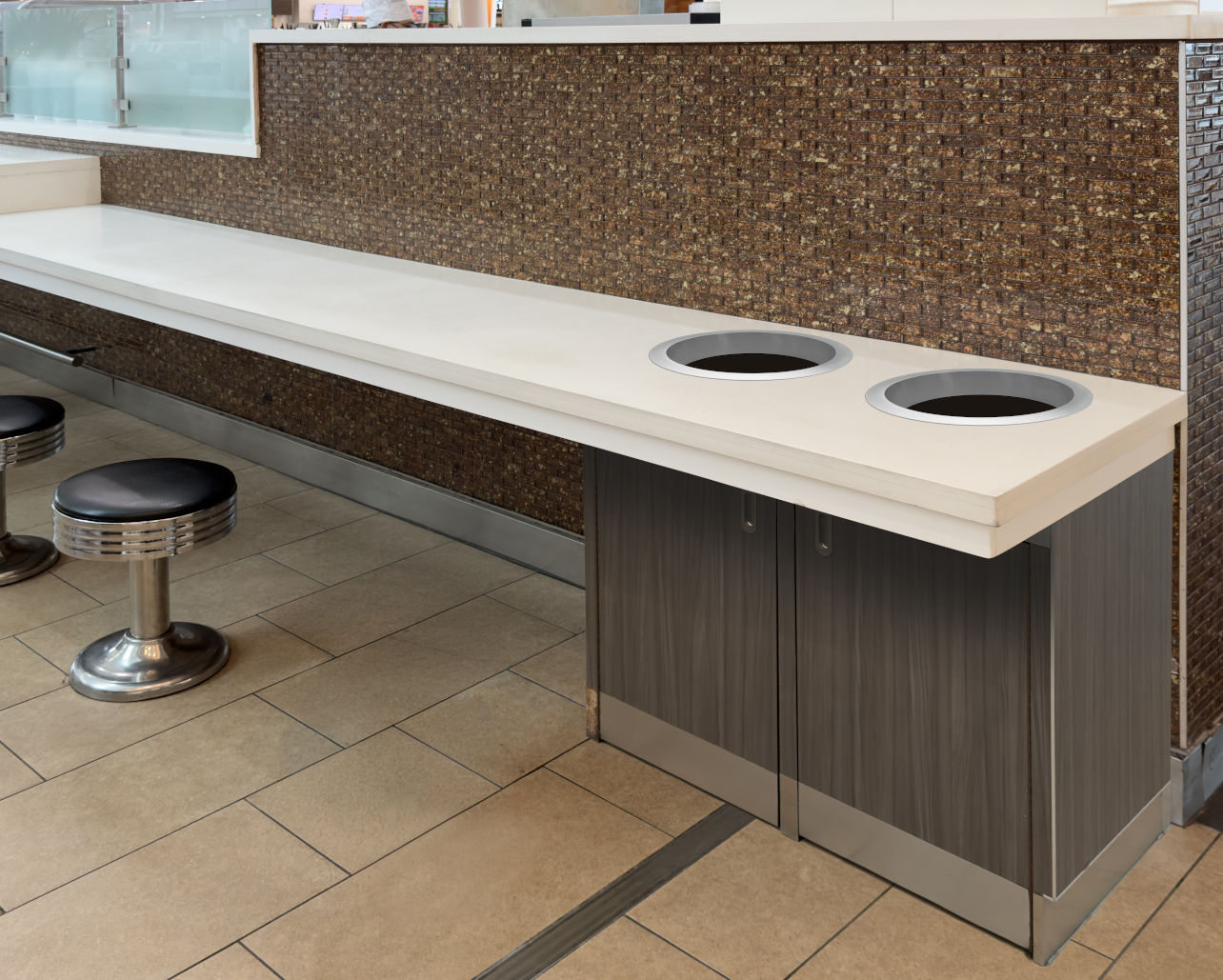 Mormax Bcp Trash Grommets Round Food Court