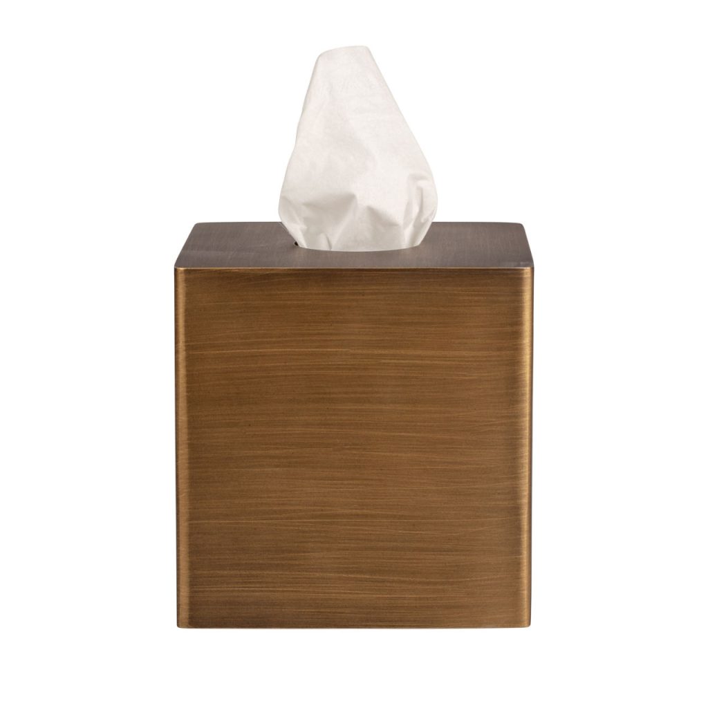 Urban Oasis Gold Boutique Tissue Box Holder