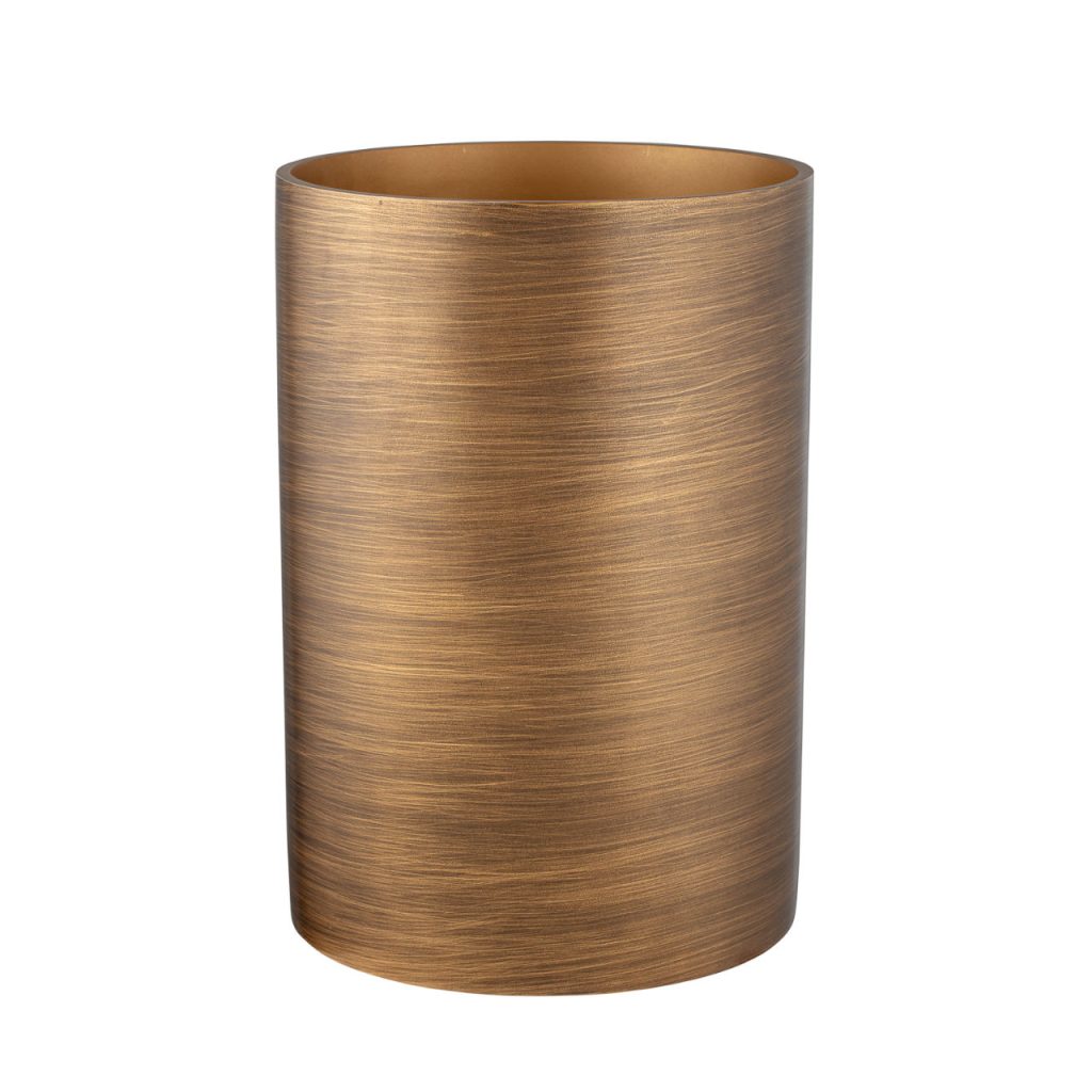 Urban Oasis Gold Wastebasket